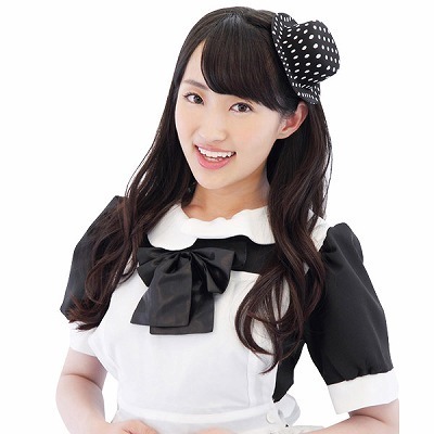 ミニハット 黒ドット(コスチューム)