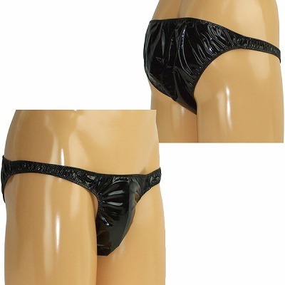 メンズ エナメルインゴムフルバック(ランジェリー)