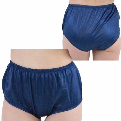 UNISEX 光沢ストレッチ深ブルマ ネイビー(コスチューム)
